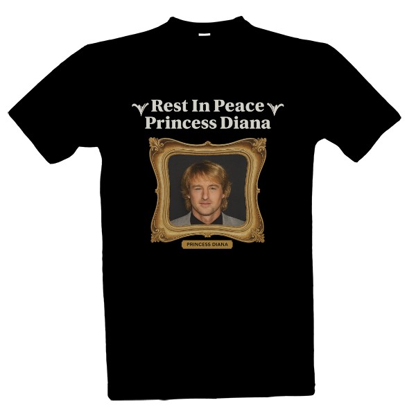 Tričko s potiskem RIP Princess Diana