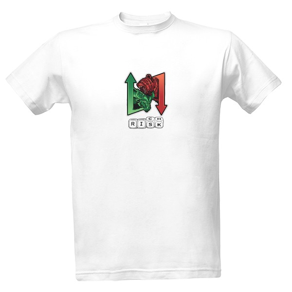 Tričko s potiskem riskuj to 