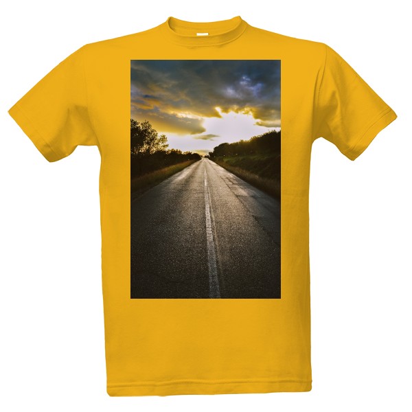 T-shirt Open road and summer sky