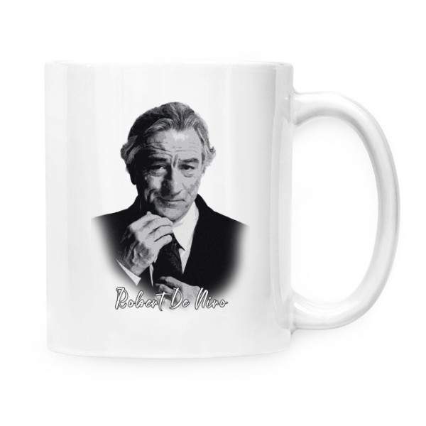 Hrnek malý bílý s potiskem Robert De Niro