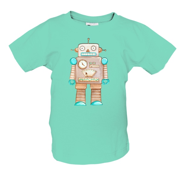 Tričko s potiskem Robot pro děti