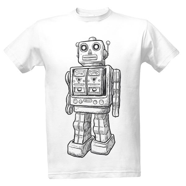 Tričko s potiskem Robot
