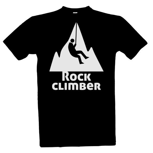 Tričko s potiskem Rock climber