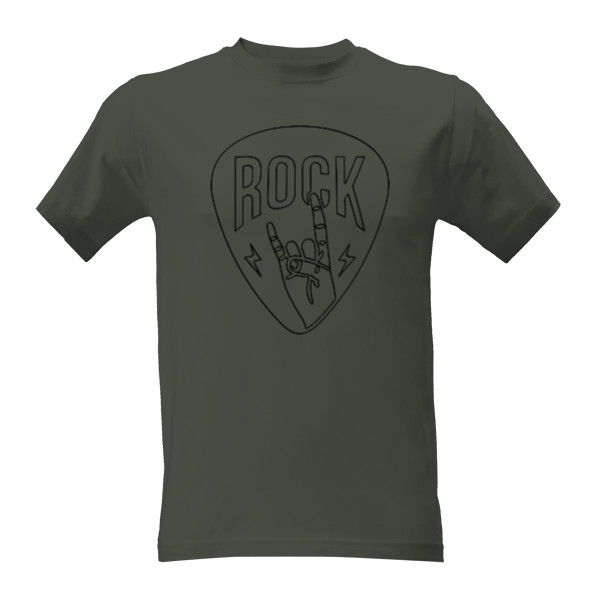 Tričko s potiskem Rock