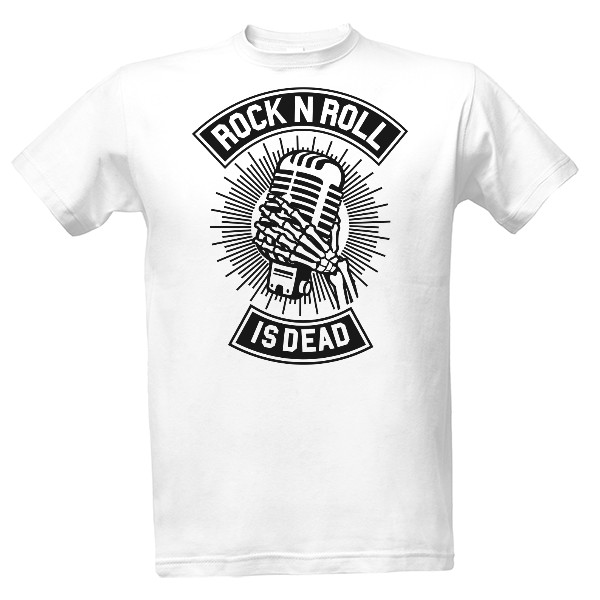 Tričko s potiskem Rock N Roll Is Dead Ramirez hip hop
