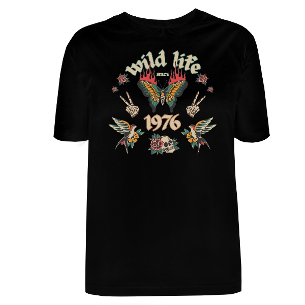 Rockabilly Wild life since 1976 T-shirt