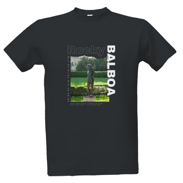 Tričko s potiskem Rocky Balboa