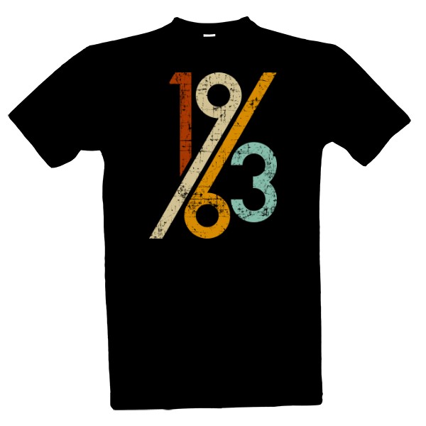 Tričko s potiskem Ročník 1963 Vintage