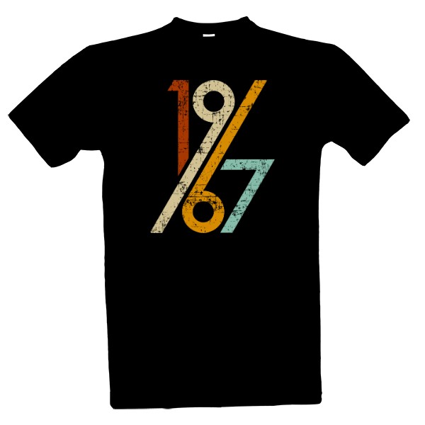 Tričko s potiskem Ročník 1967 Vintage