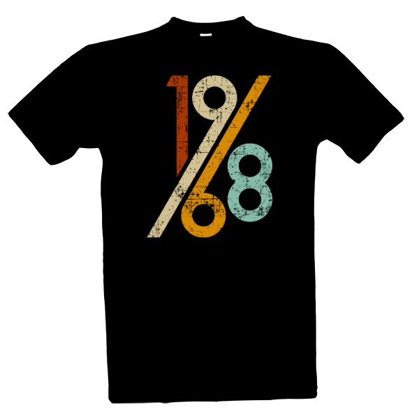 Tričko s potiskem Ročník 1968 Vintage