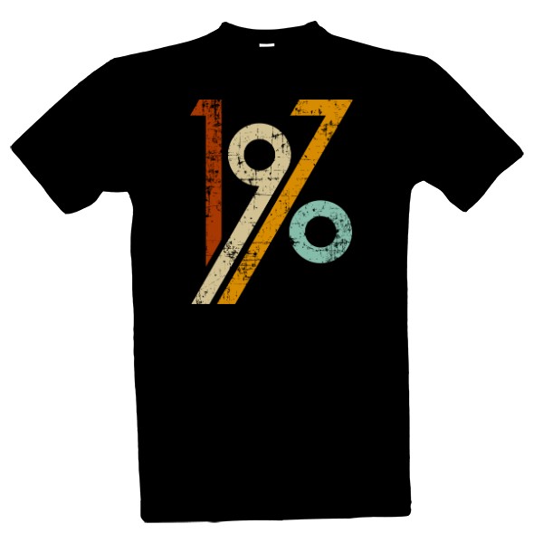 Tričko s potiskem Ročník 1970 Vintage