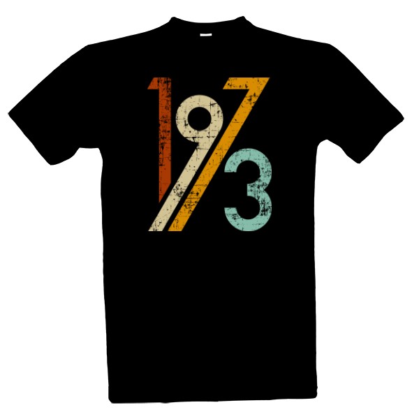 Tričko s potiskem Ročník 1973 Vintage