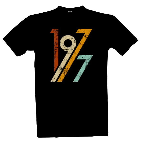 Tričko s potiskem Ročník 1977 Vintage