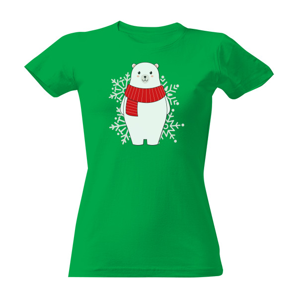 Tričko s potiskem Rodinné Vánoce Medvědi máma