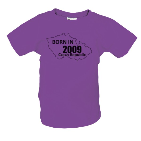 Tričko s potlačou Rok narození 2009