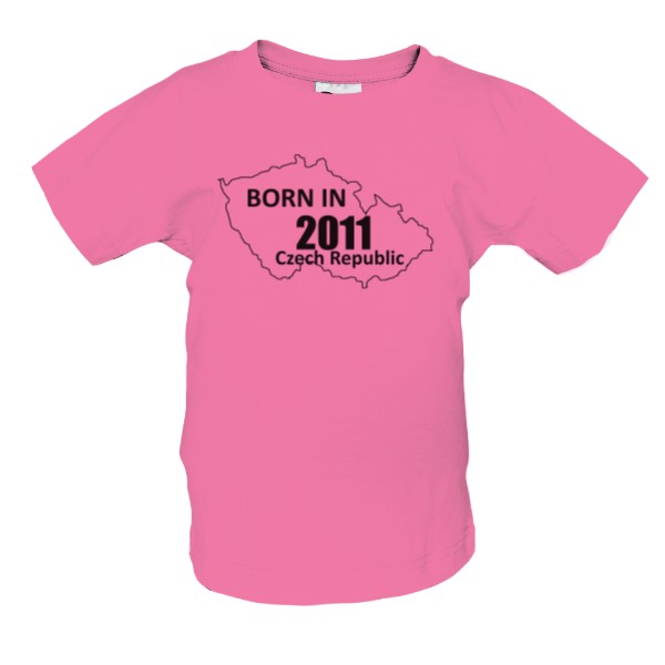 Tričko s potlačou Rok narození 2011