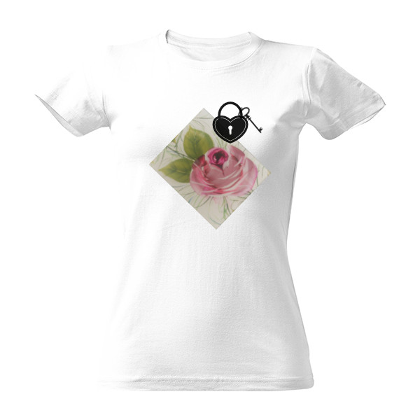 Tričko s potiskem Rose
