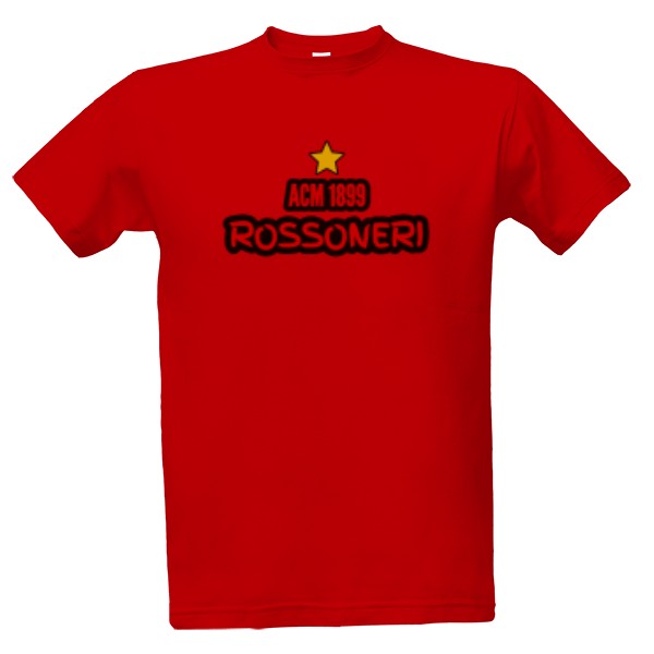 Tričko s potiskem Rossoneri
