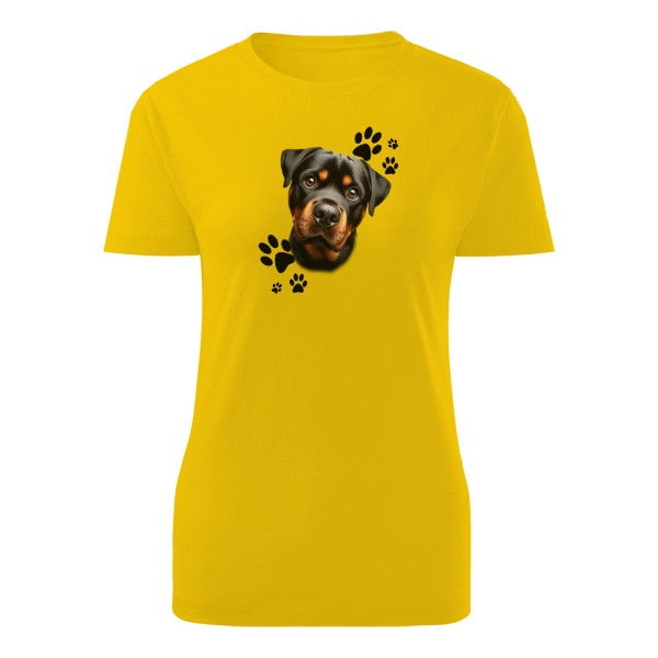 Tričko s potiskem Rotvajler-W