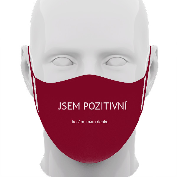 Rouška - jsem pozitivní