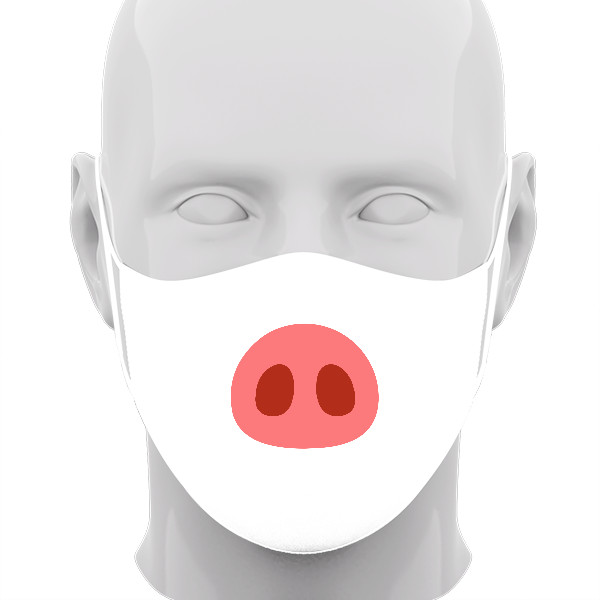 Rouška s potiskem Rouška prase