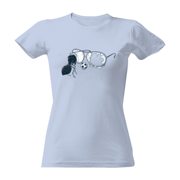 Tričko s potlačou Rozbité brýle - Dámské