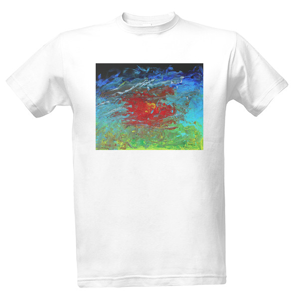 Tričko s potiskem Rozbřesk