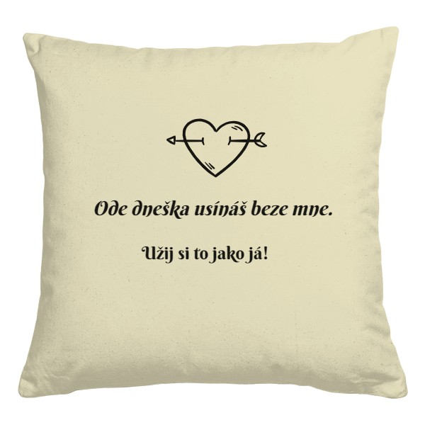 Polštář bavlněný  s potiskem Rozchodový polštář