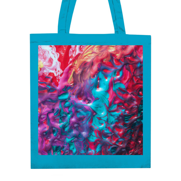 Nákupní taška unisex s potiskem Rozlitá barva
