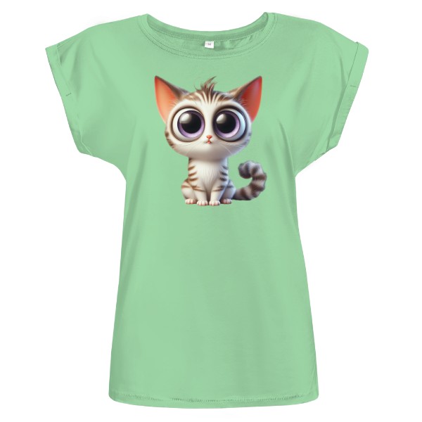 Tričko s potiskem Roztomilá kočička