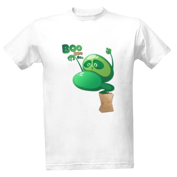Tričko s potiskem Roztomilý duch Boo