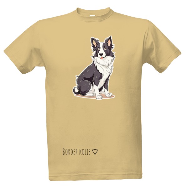 Roztomilý motiv Border kolie 