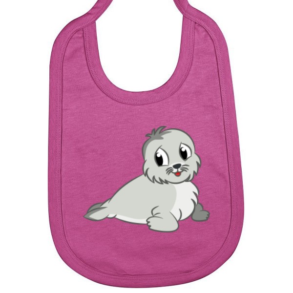 Bryndák bavlna s potiskem Roztomilý mrož