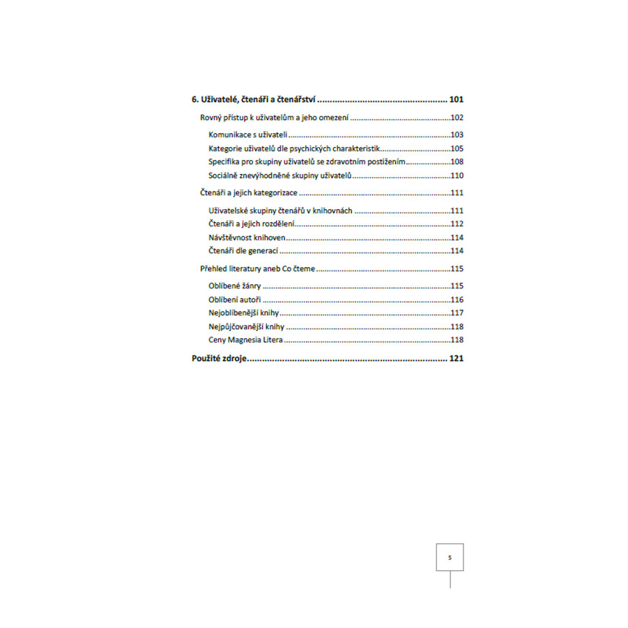 Knihovnické fondy, procesy a služby