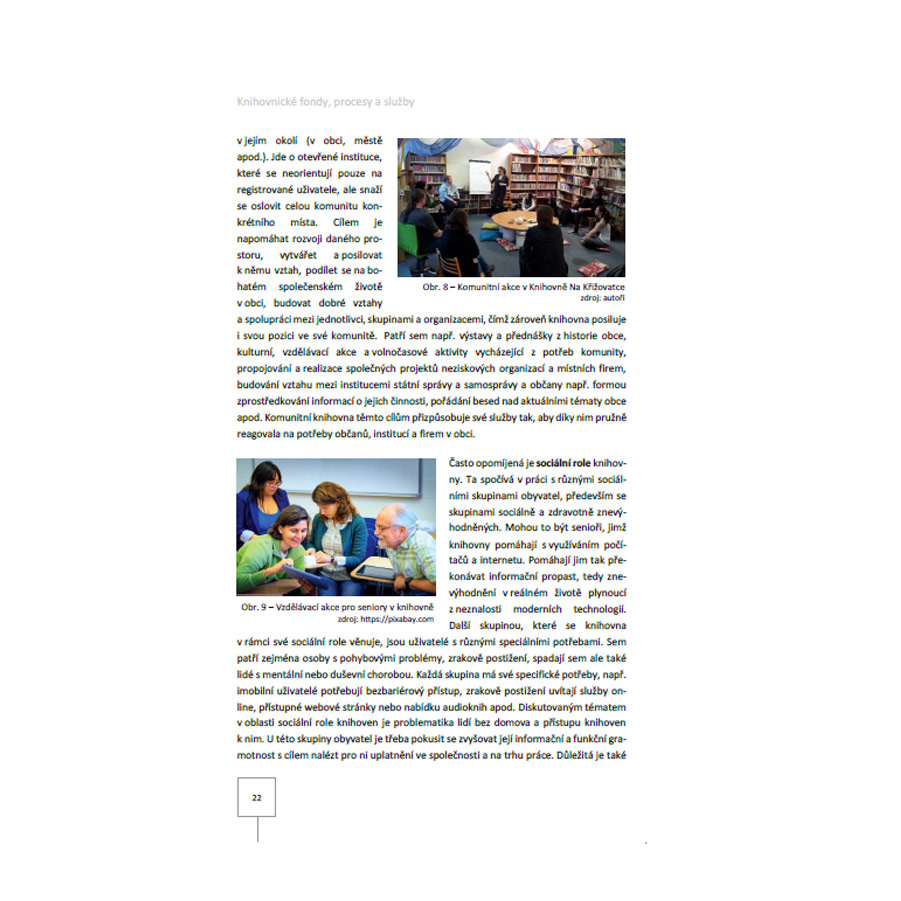 Knihovnické fondy, procesy a služby