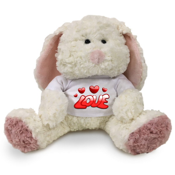 Králík s potiskem Králíček love