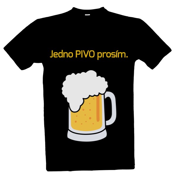 Tričko s potlačou pivo