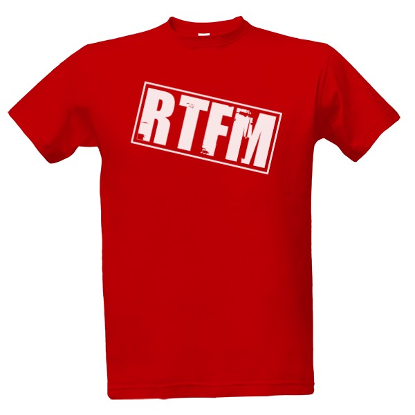 Tričko s potlačou RTFM