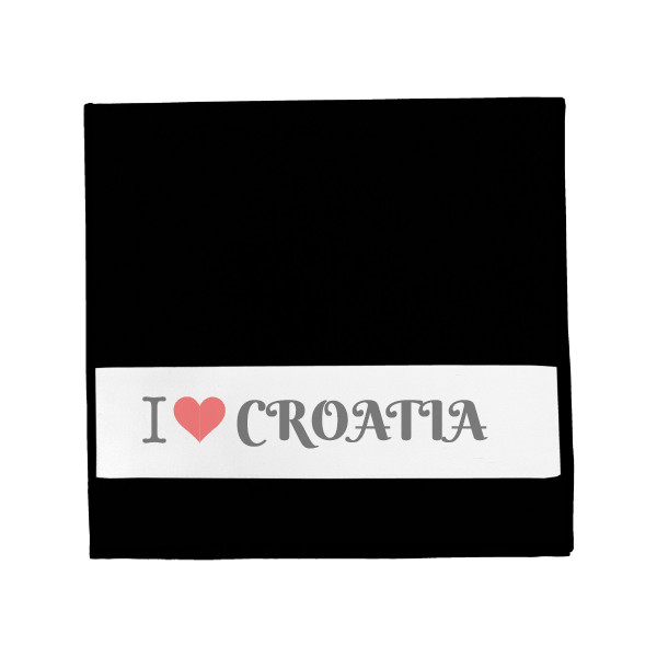 Ručník s potiskem Ručník pro milovníky Chorvatska