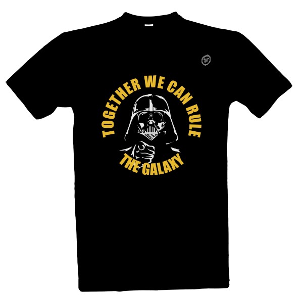 Tričko s potiskem rule the galaxy