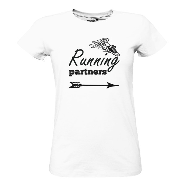 Tričko s potiskem Running partners - pro ní