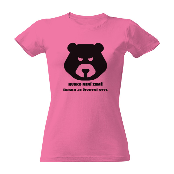 Tričko s potiskem Rusko není země, ale životní styl 2