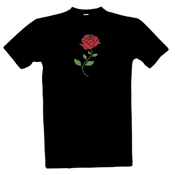 Tričko s potiskem Růže