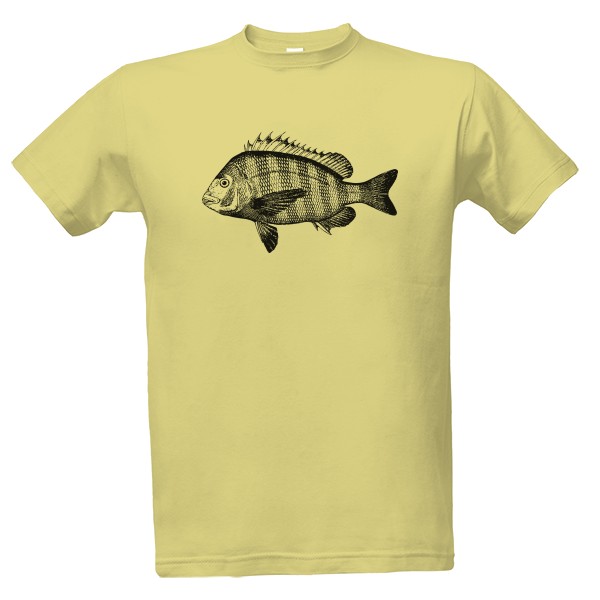 Tričko s potiskem ryba