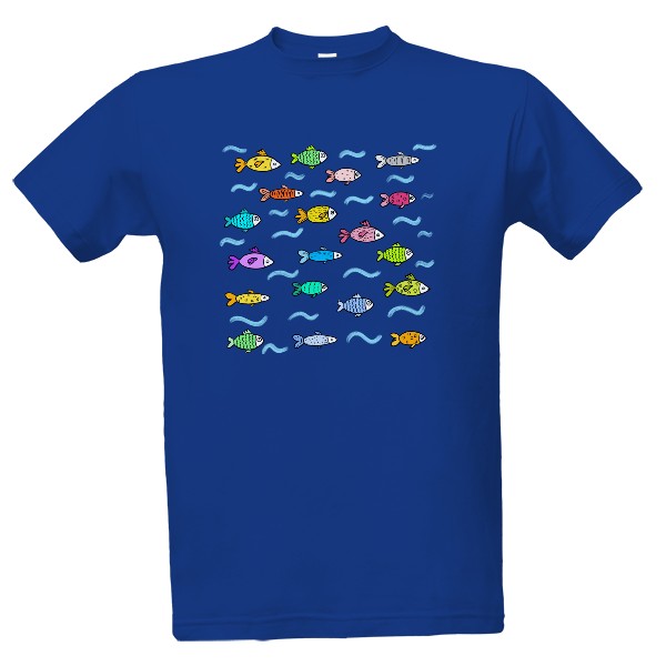 Tričko s potiskem Ryby, rybky, rybičky 