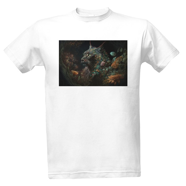 Tričko s potiskem Rys