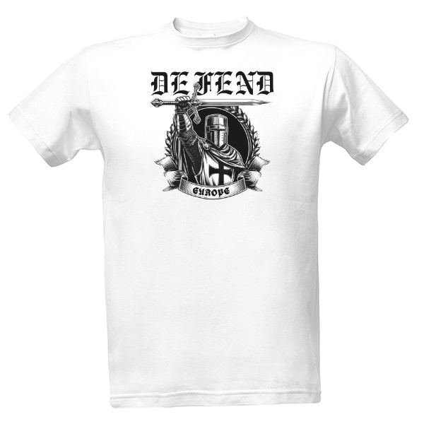 Rytíř-Defend Europe-černý tisk