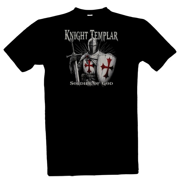 Tričko s potiskem Rytíř Templář-Knight Templar