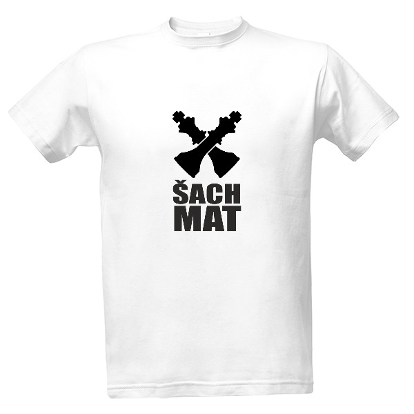 Tričko s potlačou Šach mat