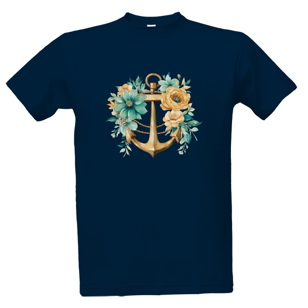 Tričko s potiskem Sailor Kotva